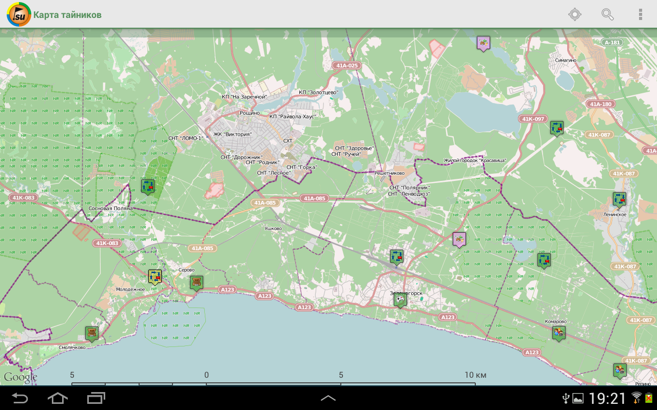    Geocaching.su- screenshot  