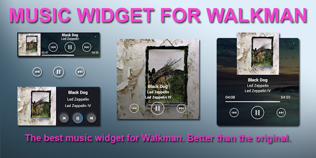 Music Widget for Walkman