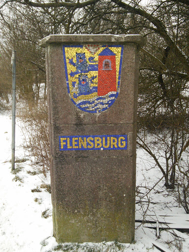 Flensburg Mosaik-Stadtwappen