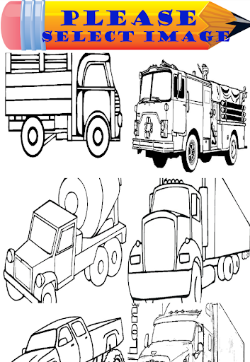 Truck Coloring Book