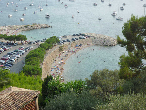 Villefranch-Nice-France - Villefranche-sur-Mer adjoins Nice in the South of France and offers the region's only sand beach.