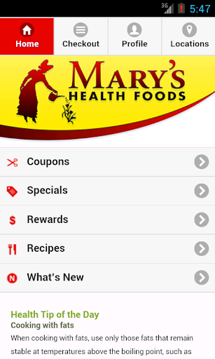 Mary's Health Foods