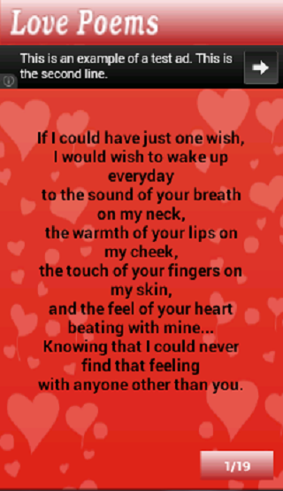 Love Poems - screenshot