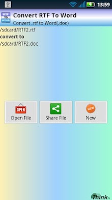 RTF To Word (.doc)