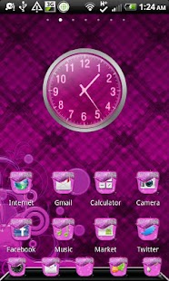 THEME - Glitter Purple Screenshots 3