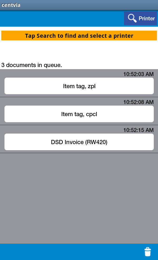 centvia, print-enable your app Screen 1