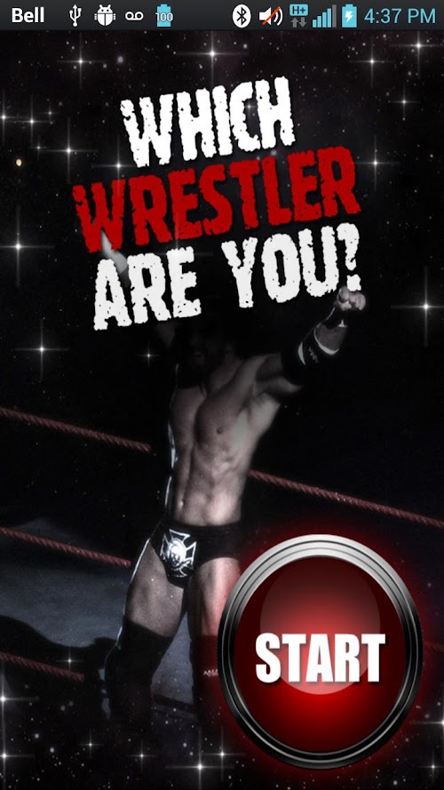 Android application Which Wrestler are You? screenshort
