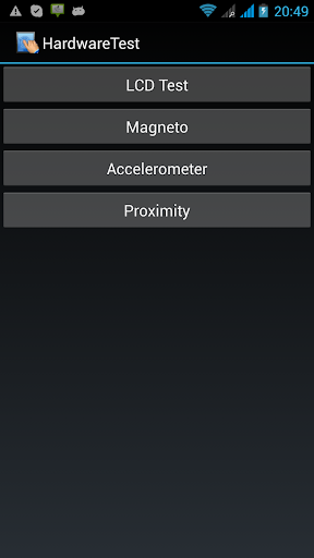 Hardware Sensors LCD Test