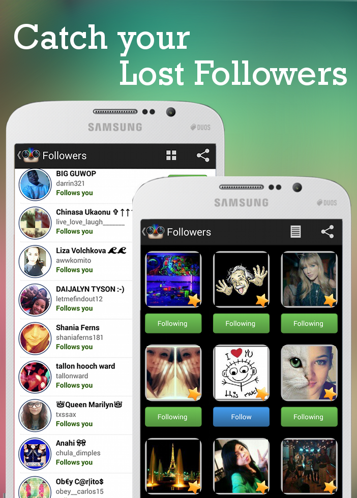 Followers + For Instagram Screen 2