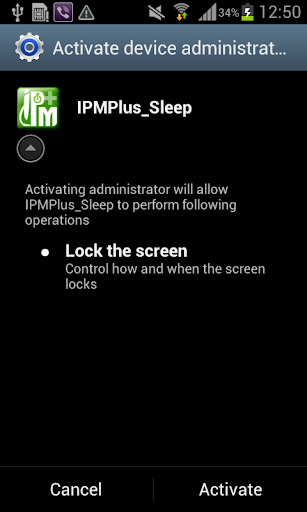 IPMPlus Battery Saver Widget