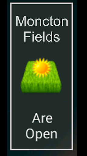 Moncton Field Conditions