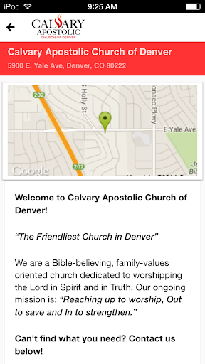 【免費生活App】Calvary Apostolic Denver-APP點子