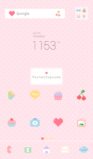 pastel cupcake dodol theme