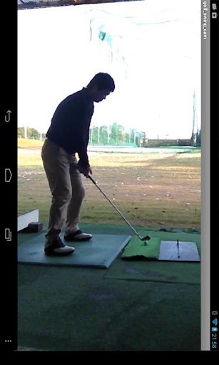 Golf swing camera video