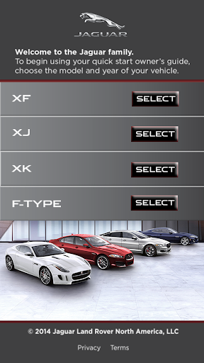 Jaguar Quick Start Guide App