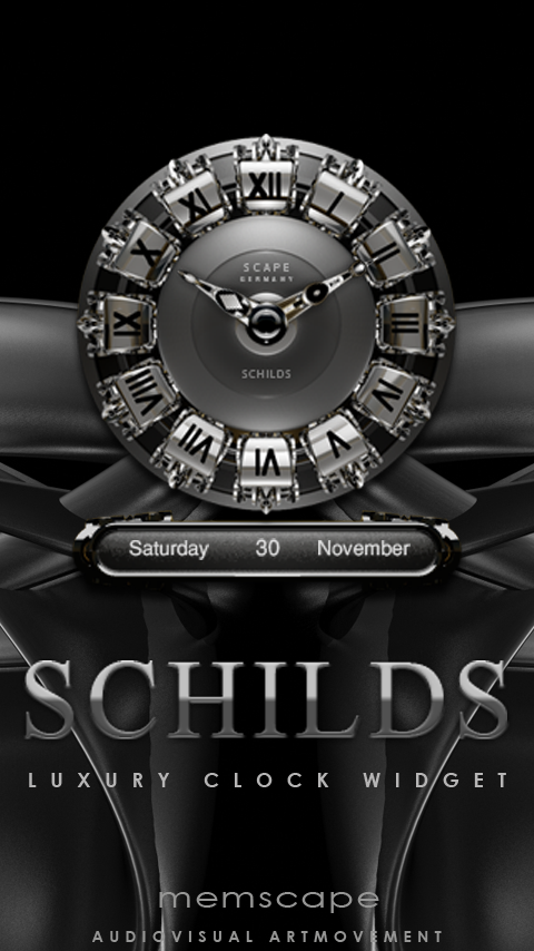 SCHILDS Luxury Clock Widget Screen 1