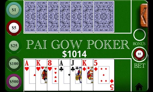 Pai gow poker envy bonus payouts online casino