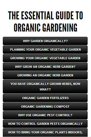 Guide to Organic Gardening