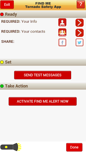Find Me -- Tornado Safety App