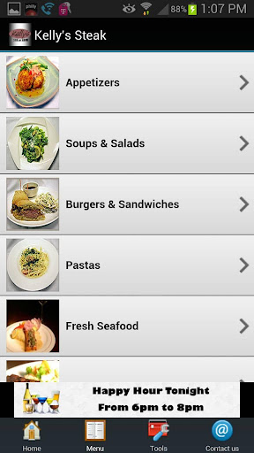 【免費旅遊App】Kelly's Steak & Seafood-APP點子