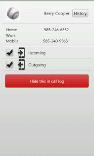 Call History & Log - Hide Pro - screenshot thumbnail