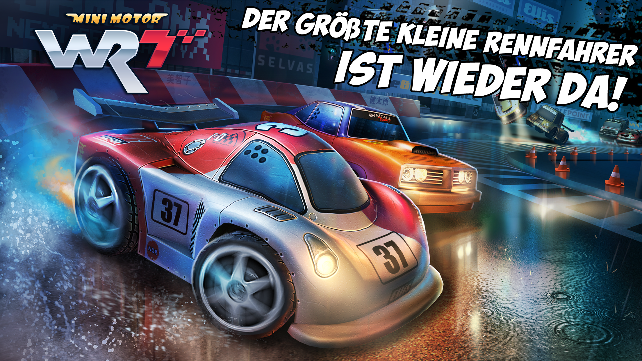 Android application Mini Motor Racing WRT screenshort