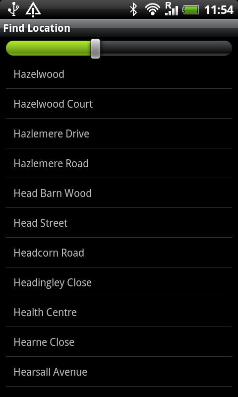 Southend-on-Sea Street Map Screen 2