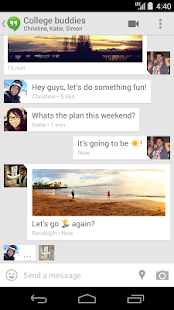 Hangouts - screenshot thumbnail