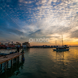 Sunrise of Chew Jetty by Loke Inkid -  