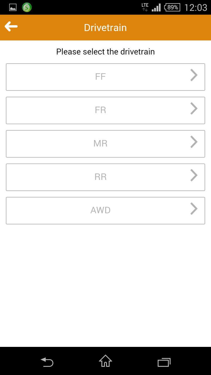 GT Tuning Wizard Screen 2