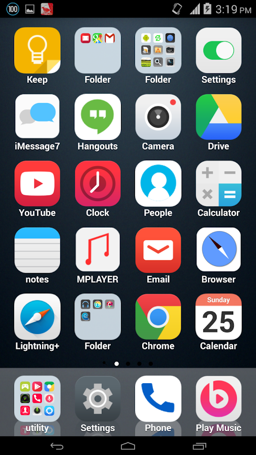 iphon launcher - screenshot