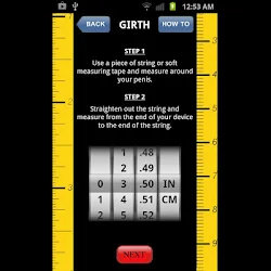 Penis size calculater
