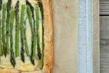 Asparagus Tart with Gruyere