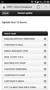 APBT Online Database Screenshots 5