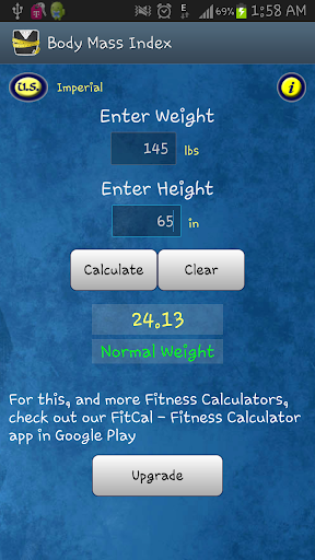 Body Mass Index BMI Calculator