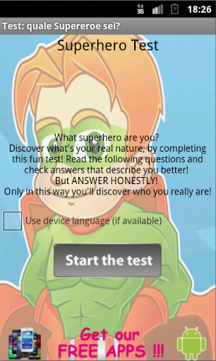 Superhero Test