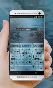 Blue fog TouchPal Theme Screenshots 13