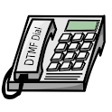 DTMFdial cost-saving dialer logo