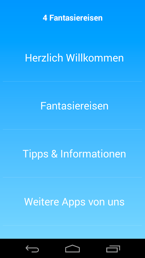 Android application Fantasiereise screenshort