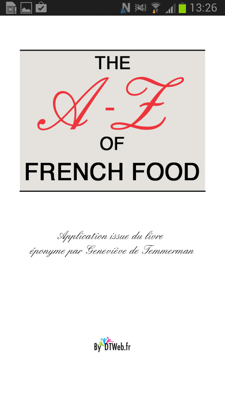 THE A-Z of French Food Screen 1