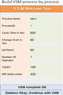 Value Stream Mapping Screenshots 1