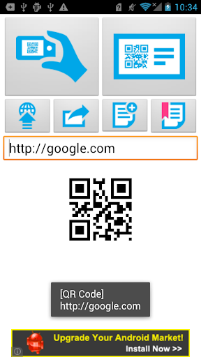 QR CodeReader + Bookmark