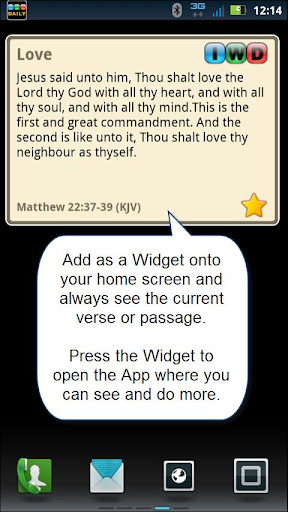 【免費書籍App】Bible Verse Of The Day Widget-APP點子