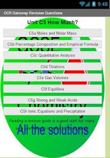 OCR GCSE Chemistry C5 Screenshots 0
