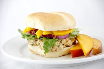 Caribbean Mango Chicken Burgers