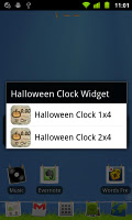 Halloween Clock Widget APK Снимки экрана #2