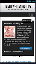 Teeth Whitening Tips by AppsAndroidIndonesia poster 1