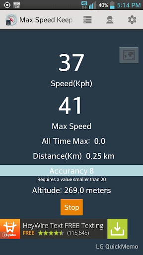 Top Speed Keeper US Metric