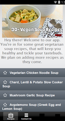 30+ Vegetarian Soups Recipes