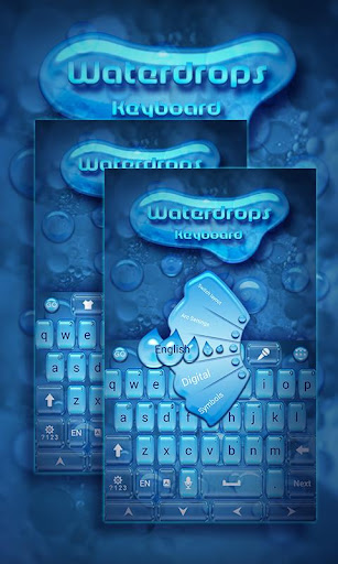 Waterdrops Keyboard